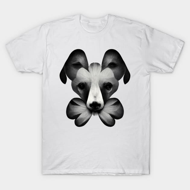 Flowing Dog Series T-Shirt by JulenDesign